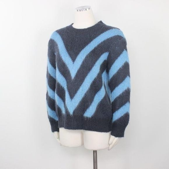 Sandro Paris M Sweater Stooges Mohair Oversized VG - Picture 5 of 10